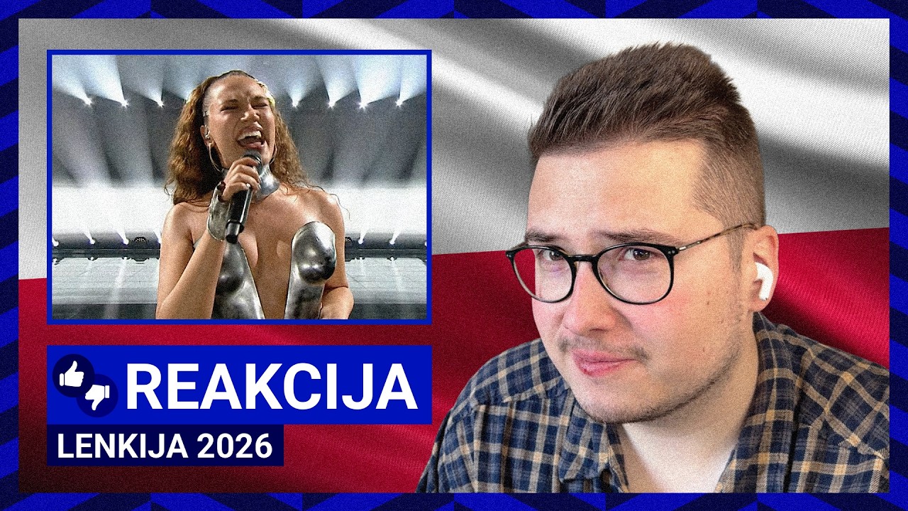 Lenkija… kas čia per daina?! 🤯 | Eurovizija 2026 reakcija | ALICJA - Pray