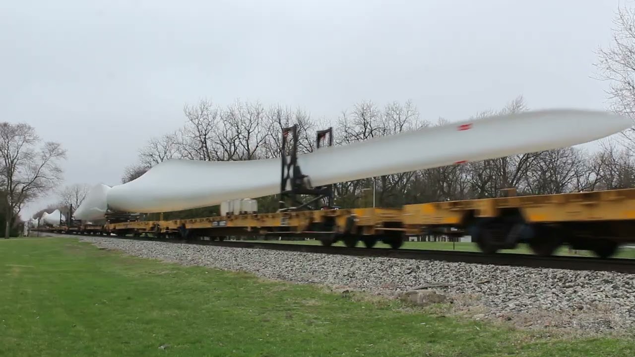 CFE Wind Turbine Blade Train - Wanatah, Indiana