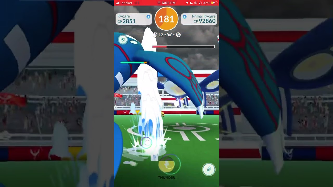 Blizzard using kyogre
