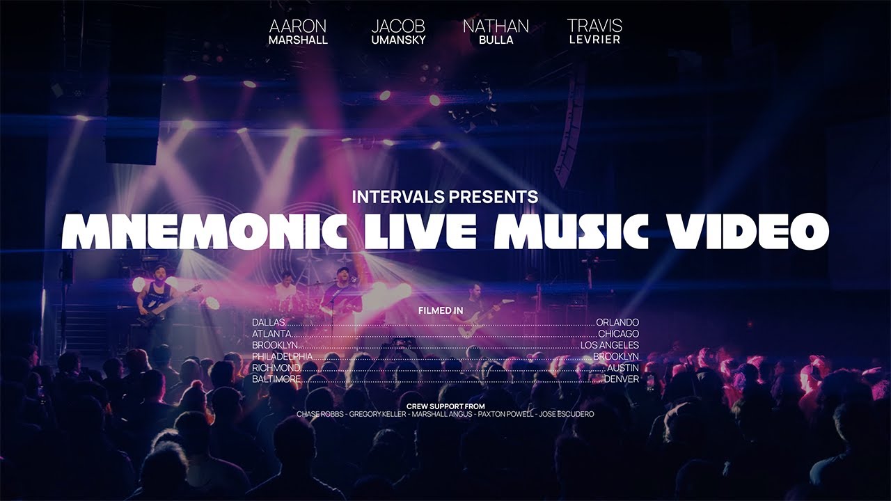 intervals | mnemonic (live music video)