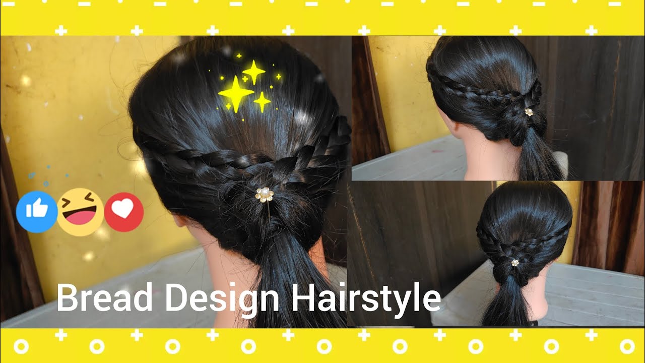 Simple Bread Design || Easy Trick Hairstyle 