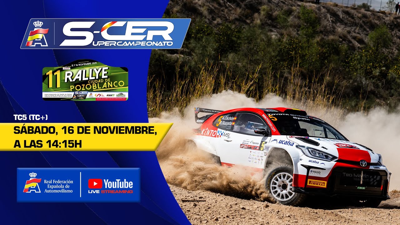En directo: TC5 Rallye Ciudad de Pozoblanco 2024