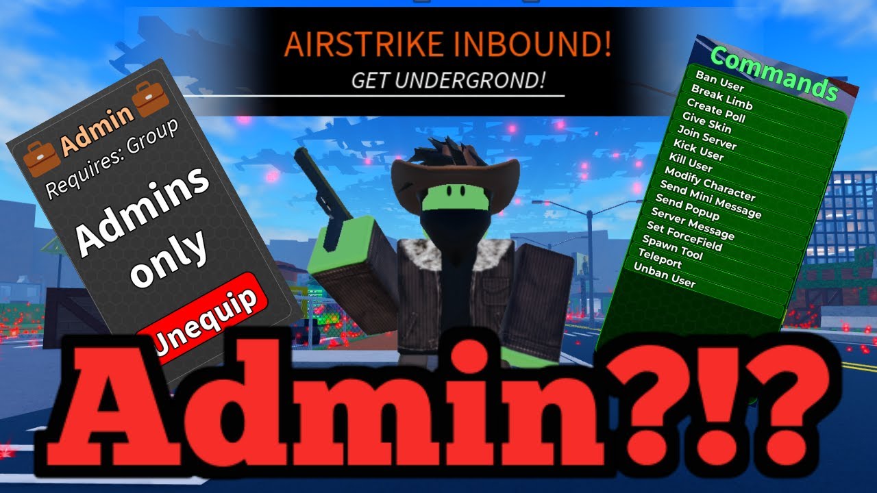 ROBLOX ADMIN IN BLOOD ZONE...