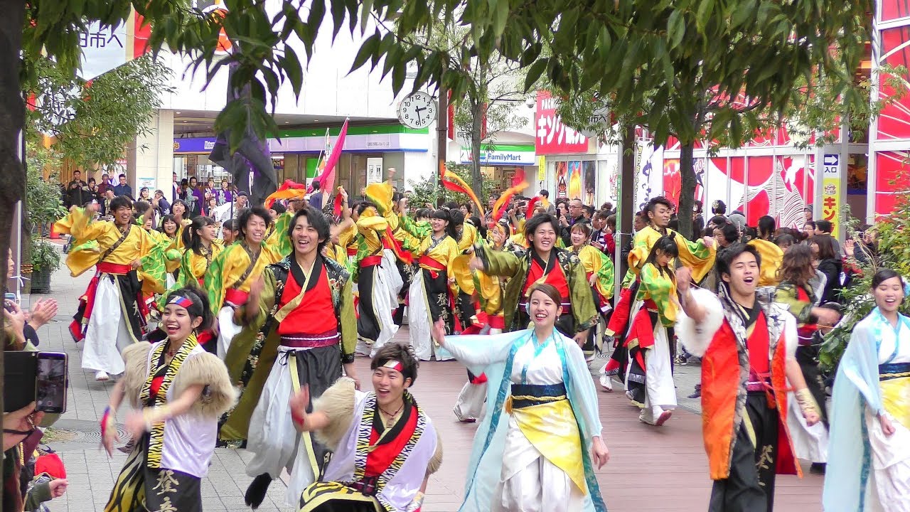 「ダンスチーム凛」四日市よさこい やったろ舞2018【ふれあいモール】