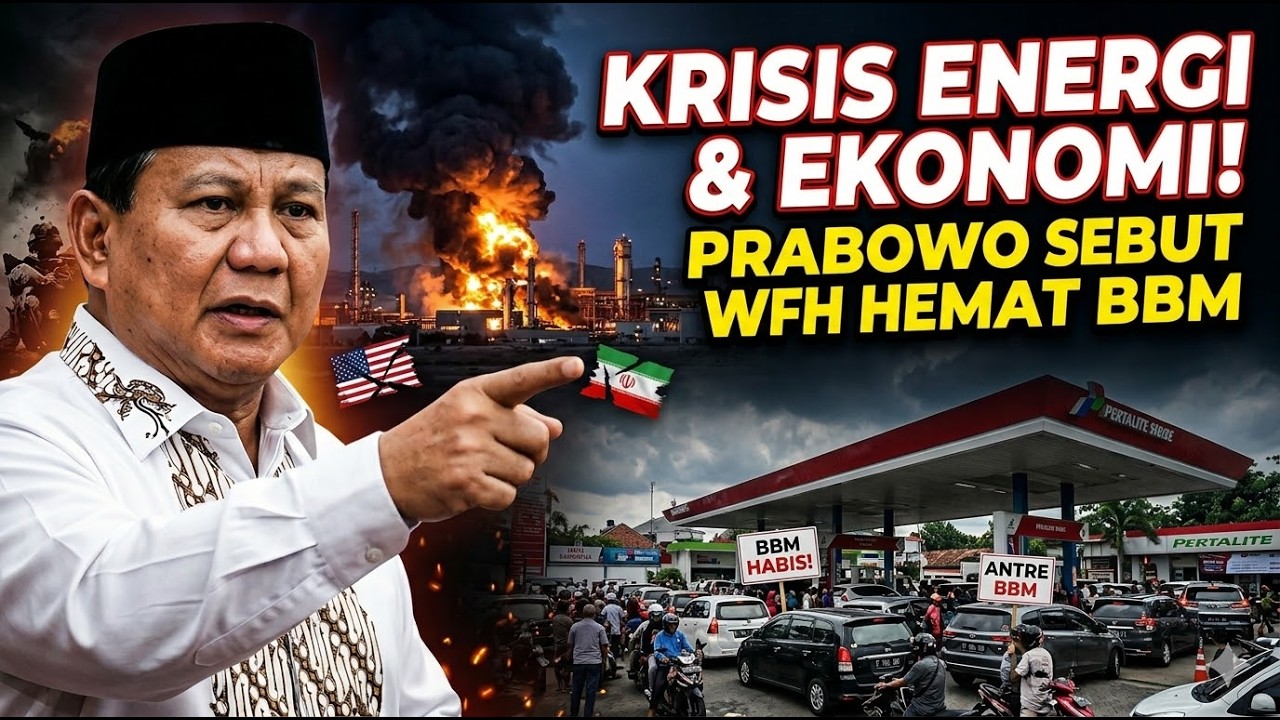PRABOWO BUKA SUARA: Dampak Ngeri Perang AS-Iran Bagi Indonesia, WFH Solusi Terakhir?