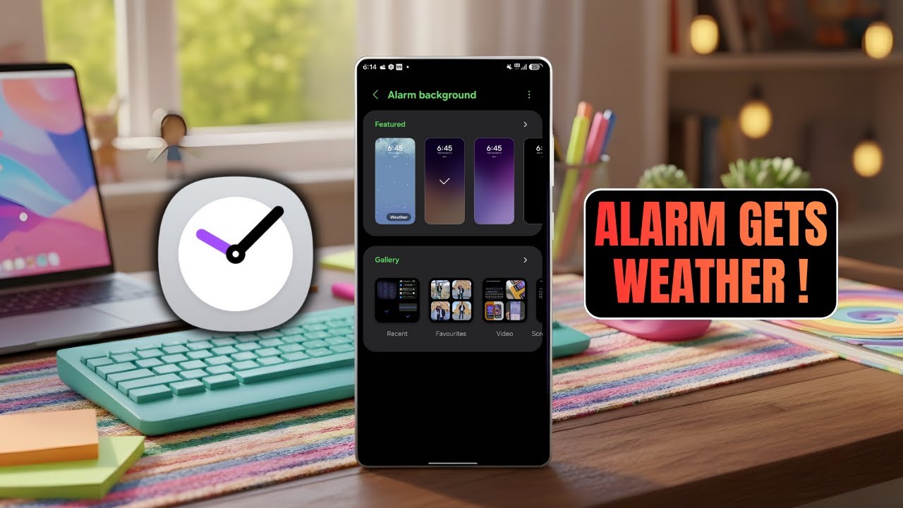 Samsung CLOCK Weather EFFECT is Awesome on One UI 8.5