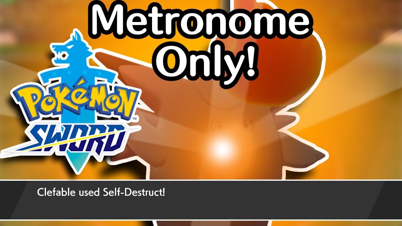 Pokémon Sword But I Can Only Use Metronome!