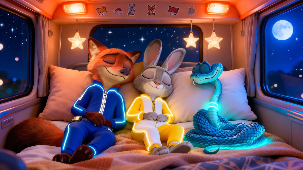 Sleep Instantly in 5 Minutes 🌙 Zootopia 2 Soft Music for Sleep and Relaxing ✨ Stress Reduction