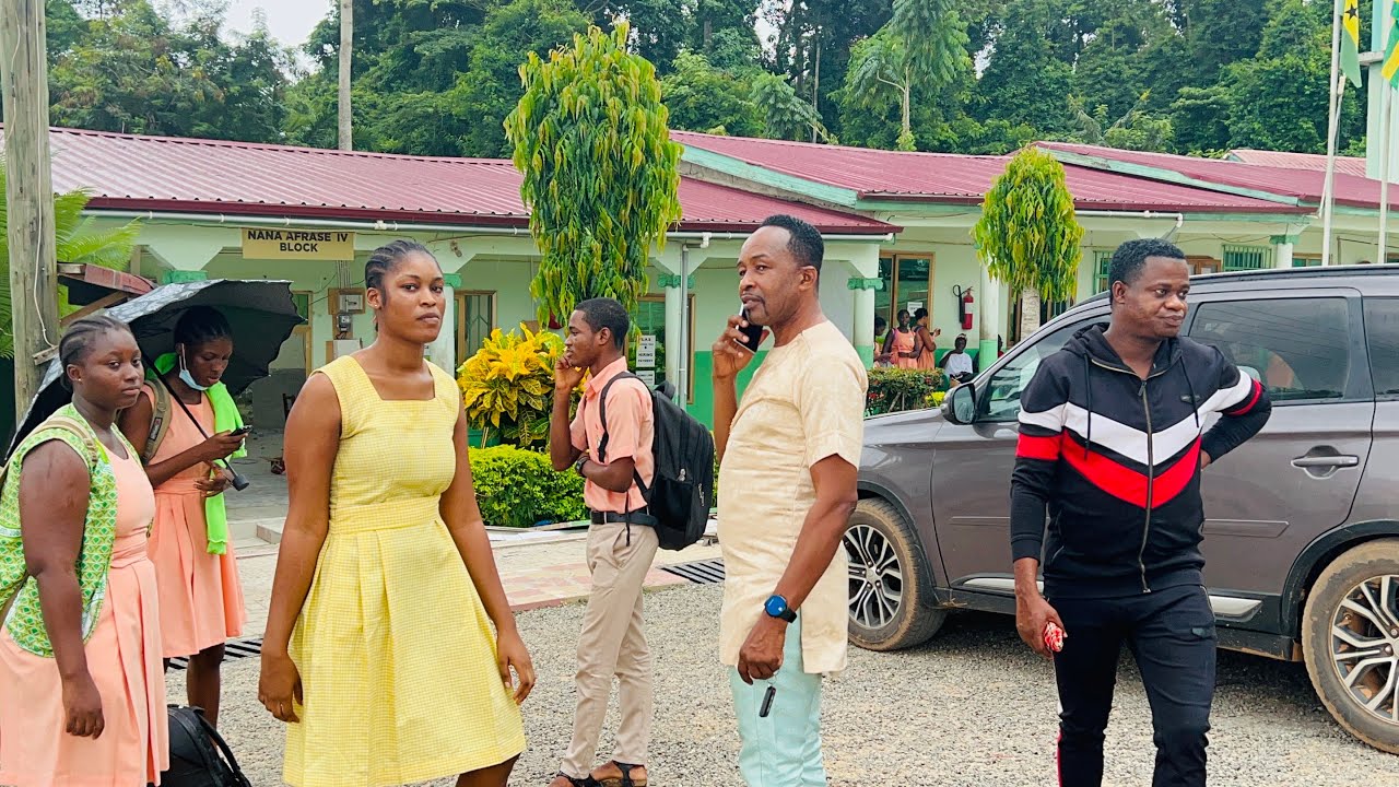 Great Ampong and Omane Acheampong @Saint Andrew College for a surprise Visit -Asin Fosu