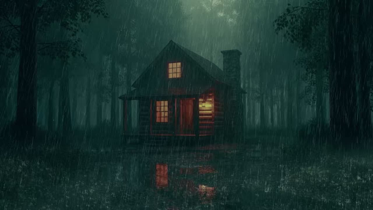 Relaxing Cabin Rain Sounds 🌧️ Cozy Ambience for Better Sleep, Mental Clarity and Relaxation