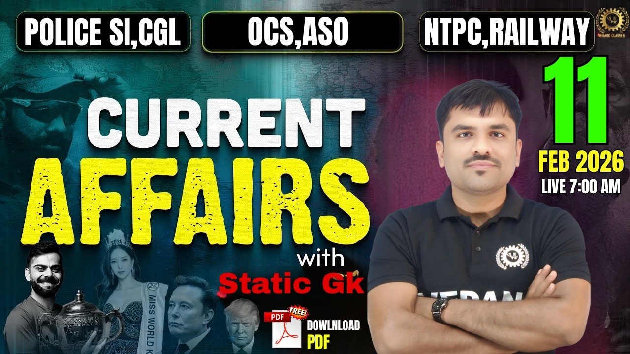 11nd February 2026 Current Affairs | DailyCurrent Affairs For OPSC OCS & All Other Competitive Exams