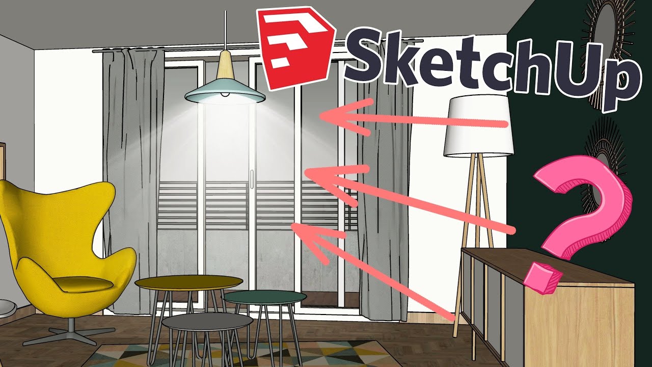 Comment ajouter des lumières sur SketchUp ? (TUTO SKETCHUP)