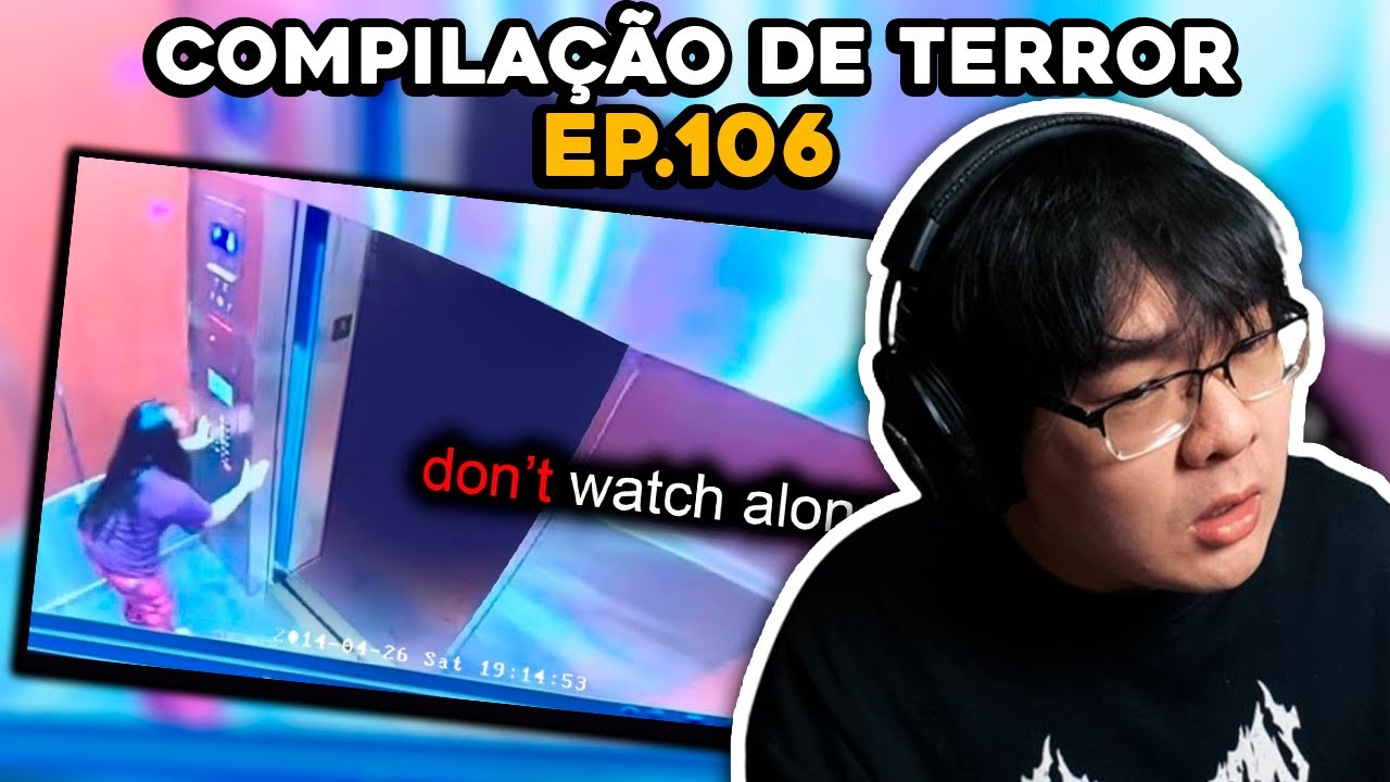 TIBA REAGE A COMPILADO DE TERROR EP. 106 Scary Comp