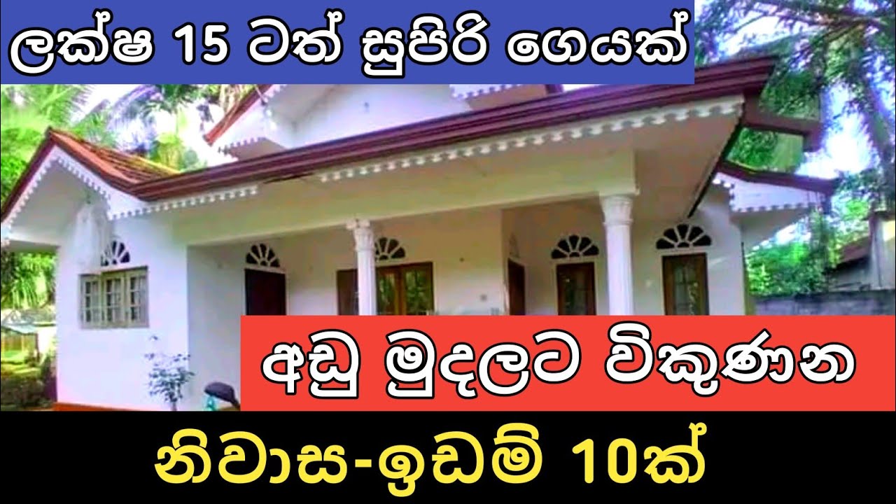 පට්ට අඩුවට ඉඩම් නිවාස 10ක් | Aduwata idam gewal | House for sale | Land sell | Ikman selling | 2024
