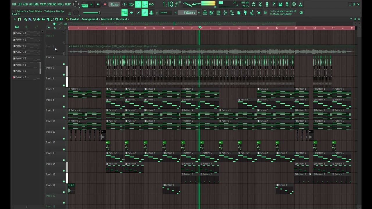 Sokrat St & Öykü Dörter - Yokluğuna Dair Instrumental Remake + FLP
