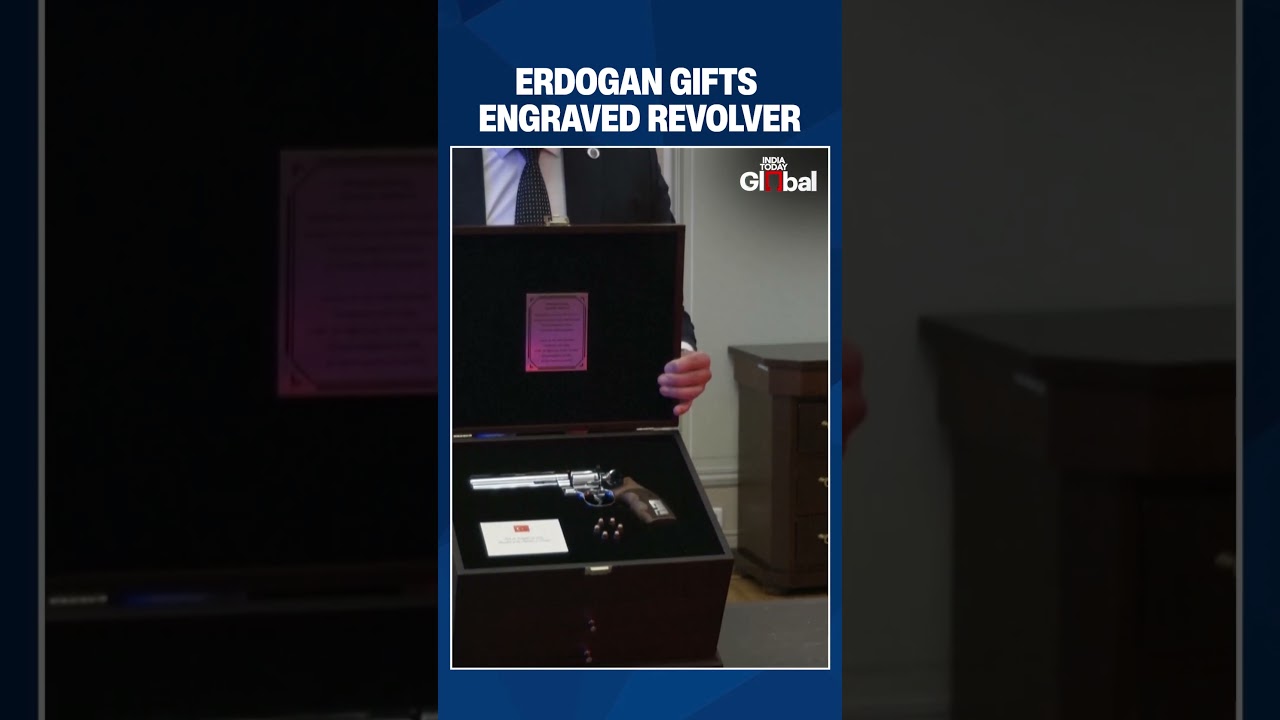 Erdogan Gifts Engraved Revolvers, Live Ammo to NATO Leaders, Triggering Security & Customs Concerns