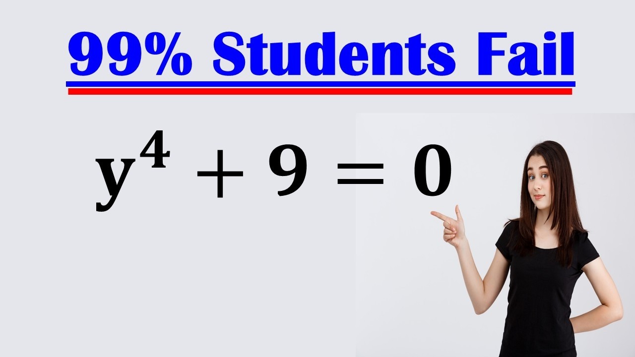 Solving a 'Harvard' University entrance exam - Find y?