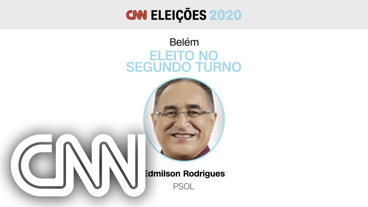 Edmilson Rodrigues (PSOL) derrota Delegado Eguchi e é eleito prefeito de Belém | CNN ELEIÇÕES