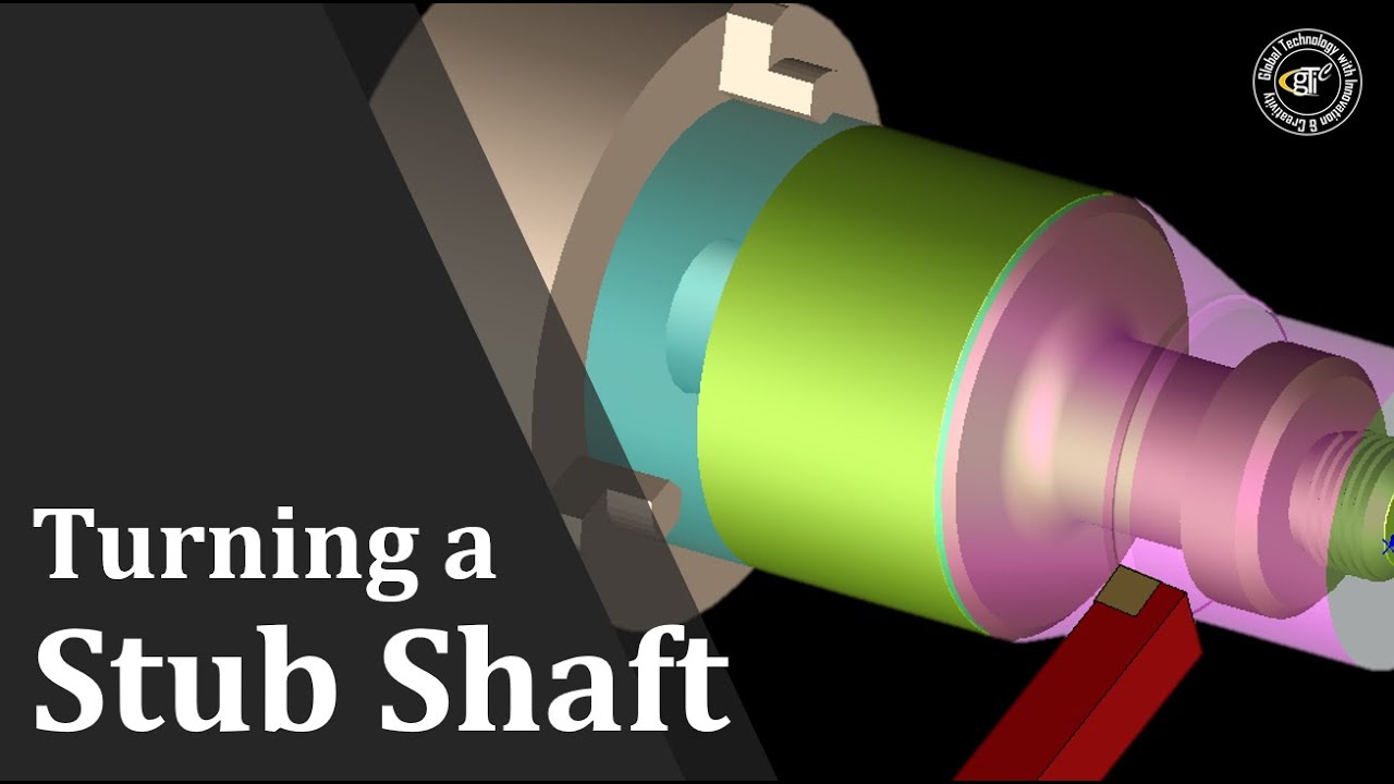 Turning a Stub Shaft | SolidWorks CAM 2020