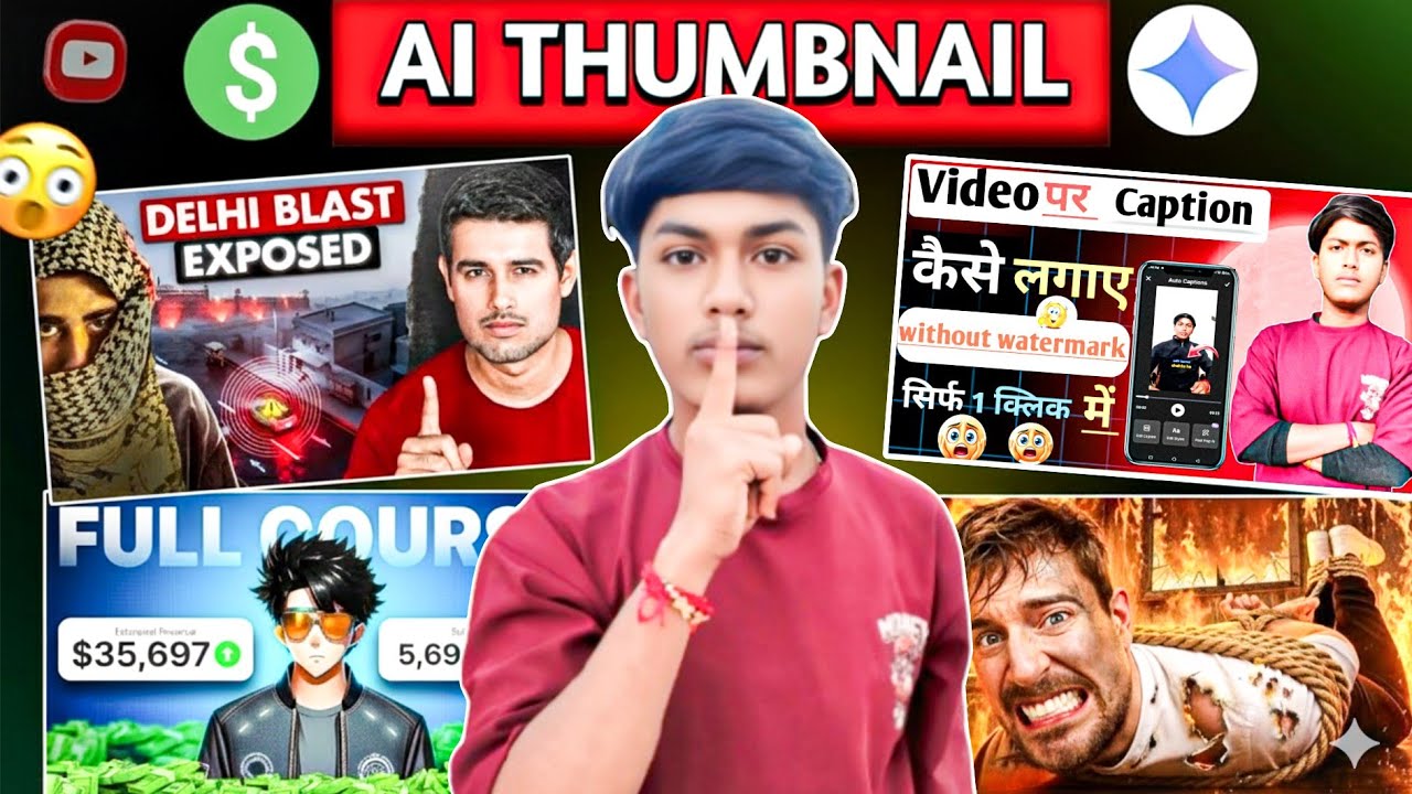 AI Thumbnail Kaise Banaen | How To Make AI Thumbnail for Youtube Videos | Thumbnail Kaise Banaen 