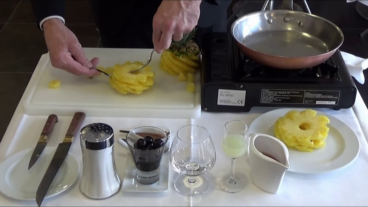 Ananas flambé aux épices