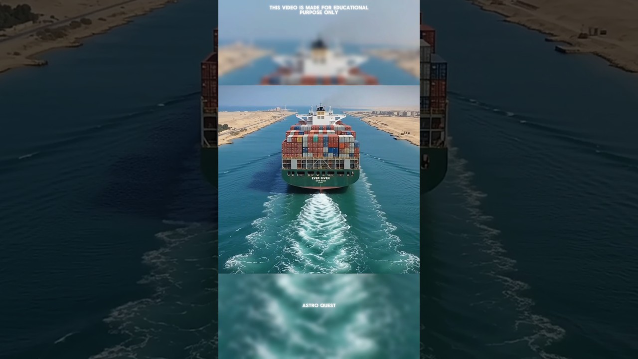 How One Ship Blocked Global Trade? #science #shorts