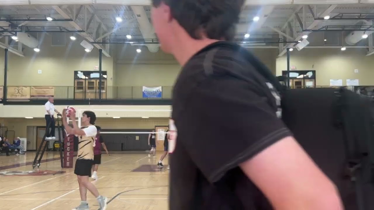Tucker v Trinity Christian @ Tucker JV Boys Volleyball 04/17/25 Set 2