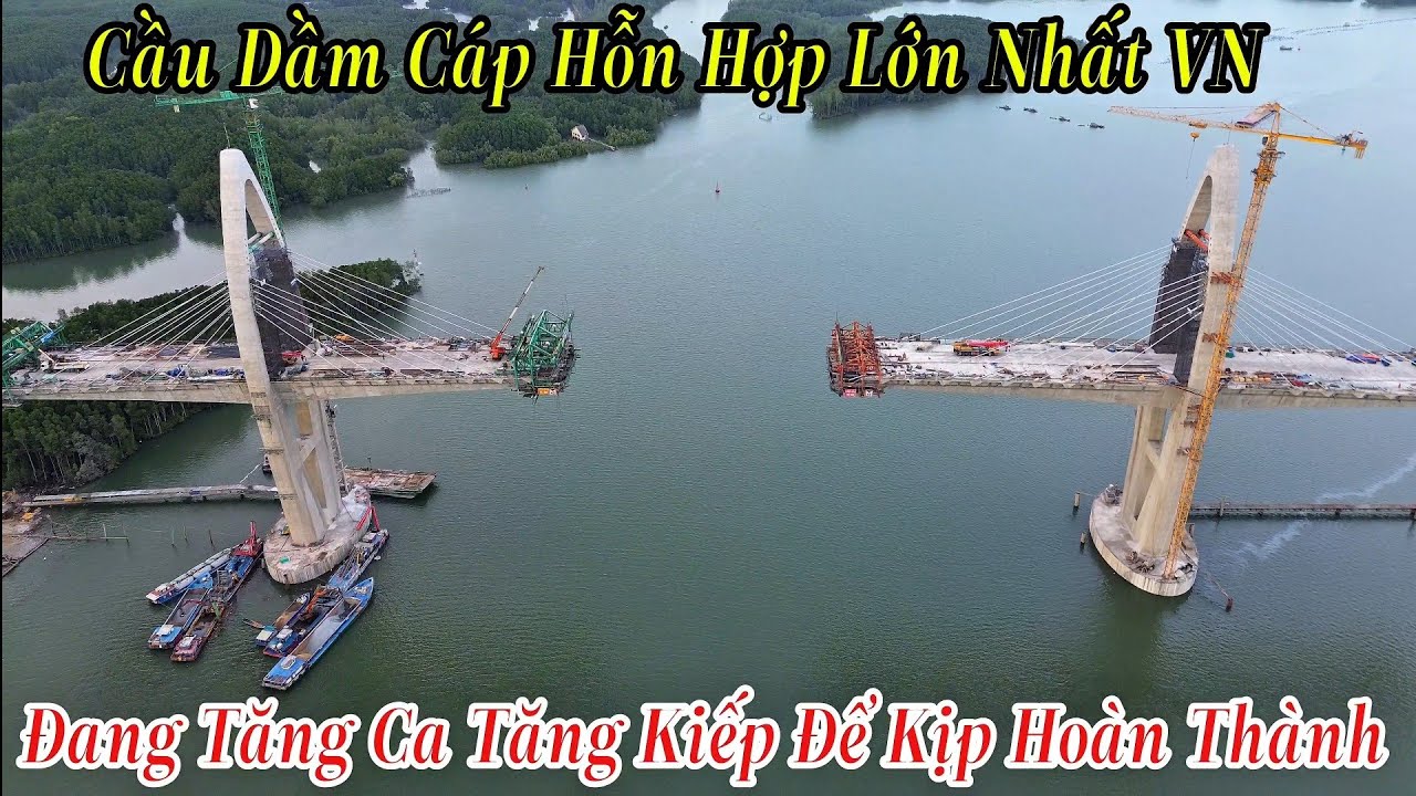 Cầu Dầm Cáp Hỗn Hợp Lớn Nhất VN | Đang Dồn Lực Tăng Ca Để Kịp Hoàn Thành 5/2/2026