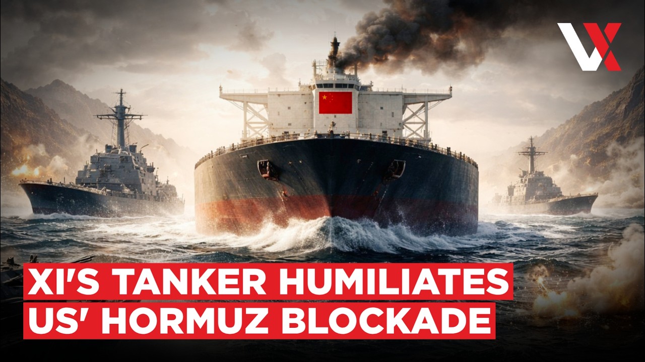 Hormuz Blockade Breached! Sanctioned Chinese Oil Tanker Flouts US Navy To Transit Strait | VERTEX