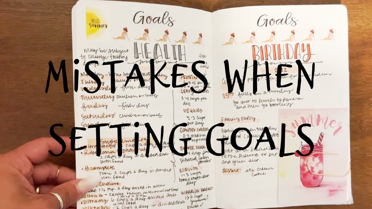 Mistakes Women Make When Setting Goals #goals #planning