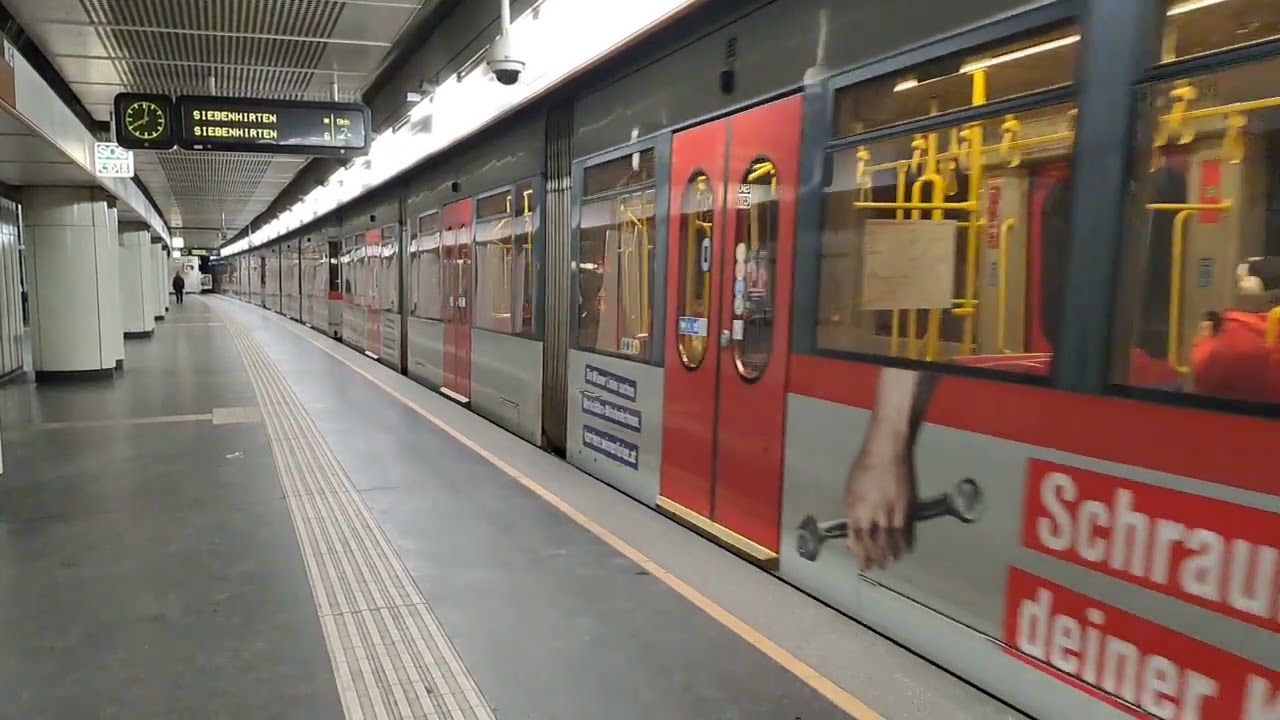 U - Bahn Wien U6 Floridsdorf 5.1.2025
