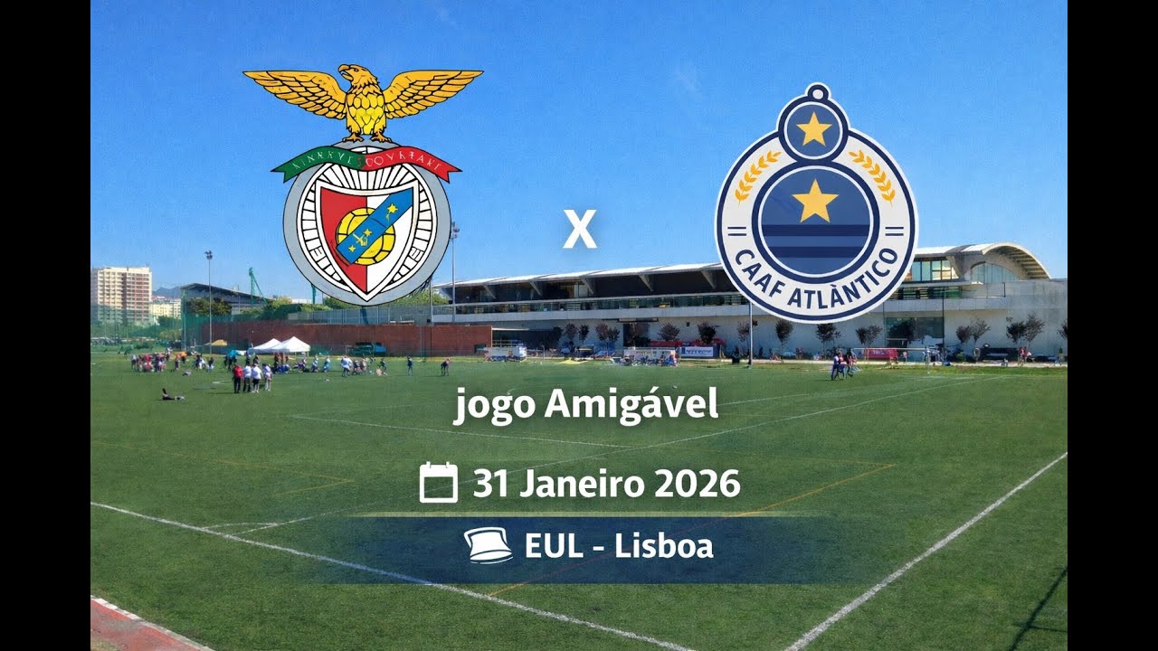 SL Benfica  X CAAF  5:5   jogo amigável   infantis 1 de janeiro de 2026