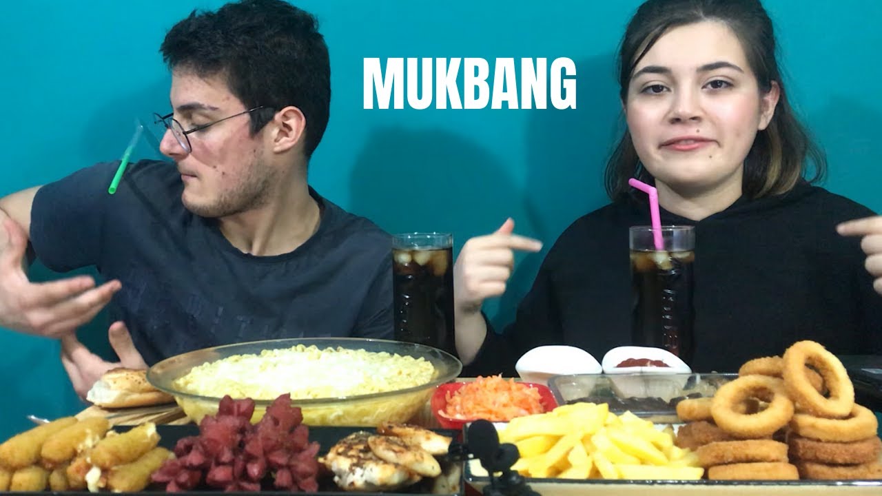 MUKBANG I Anılarınız-2 I Cheese Noodles & Kızarmış Sosis & Peynir Çubuğu & Kızarmış patates