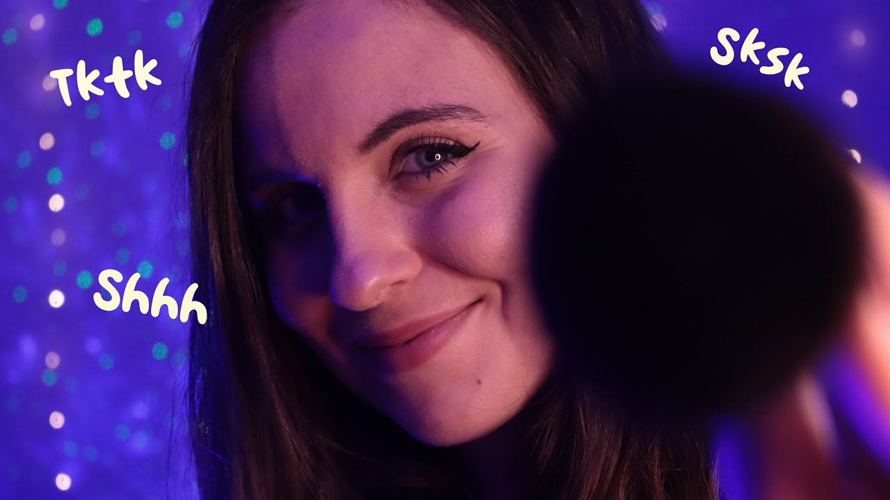 ASMR | TkTk, SkSk, Shhhh avec écho pour t'endormir profondément (+ Face brushing & pluie) 💤