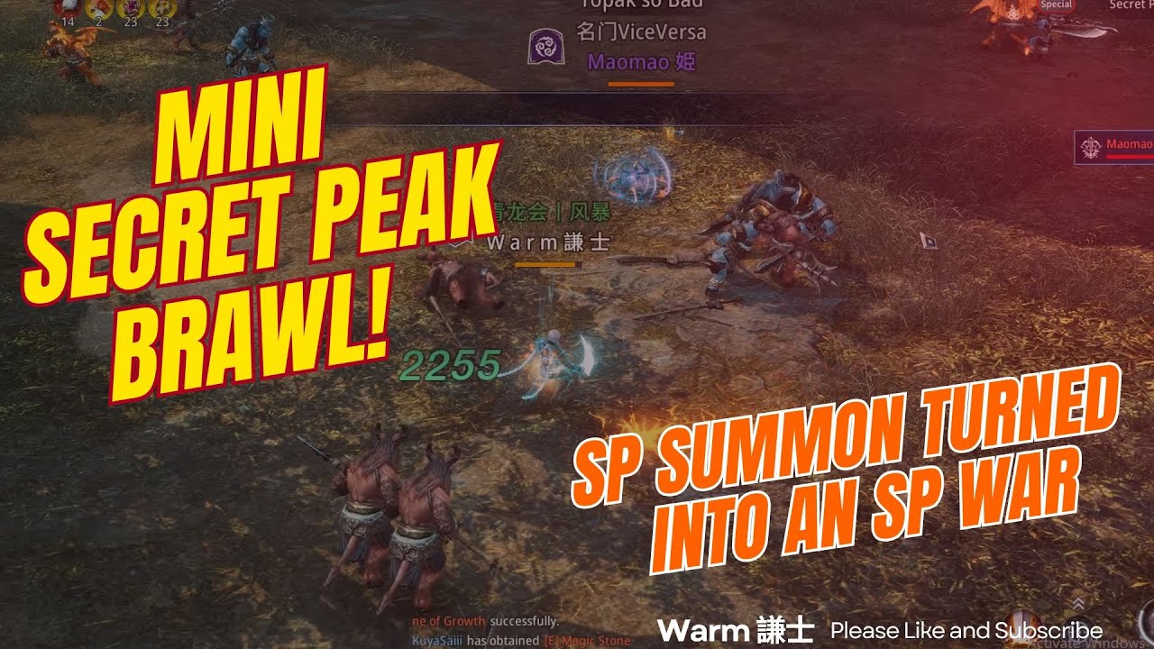 Secret Peak Summon Erupts Into a Massive Brawl