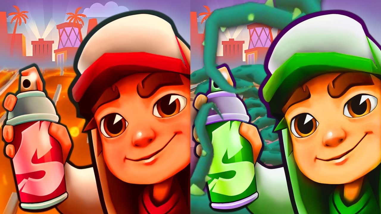 Subway Surfers Hollywood 2026 : Floor Is Lava 🆚 Plant Invasion No Floor Challenge Comparison