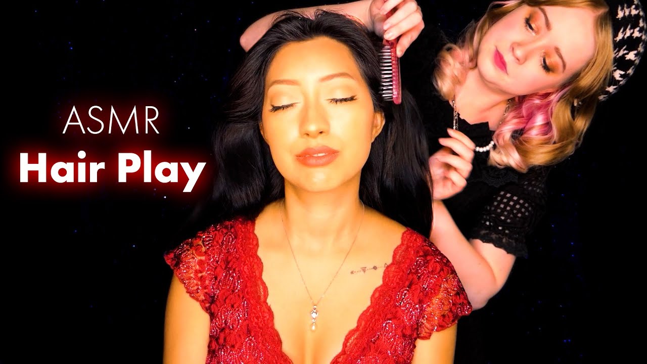 ASMR Hair Brushing Sounds & Gentle Scalp Massage ✨ Ultimate Relaxation & Hair Play Sleep Triggers
