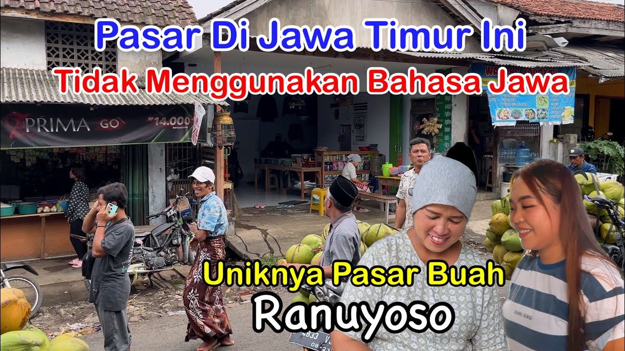Pasar Unik Jawa Timur Pasar Tradisional Ranuyoso Lumajang Kelapa Murah Penjual Ramah Bahasa Madura
