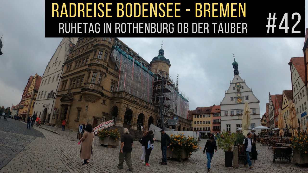RUHETAG in Rothenburg ob der Tauber - Ebike Radreise mit Hund