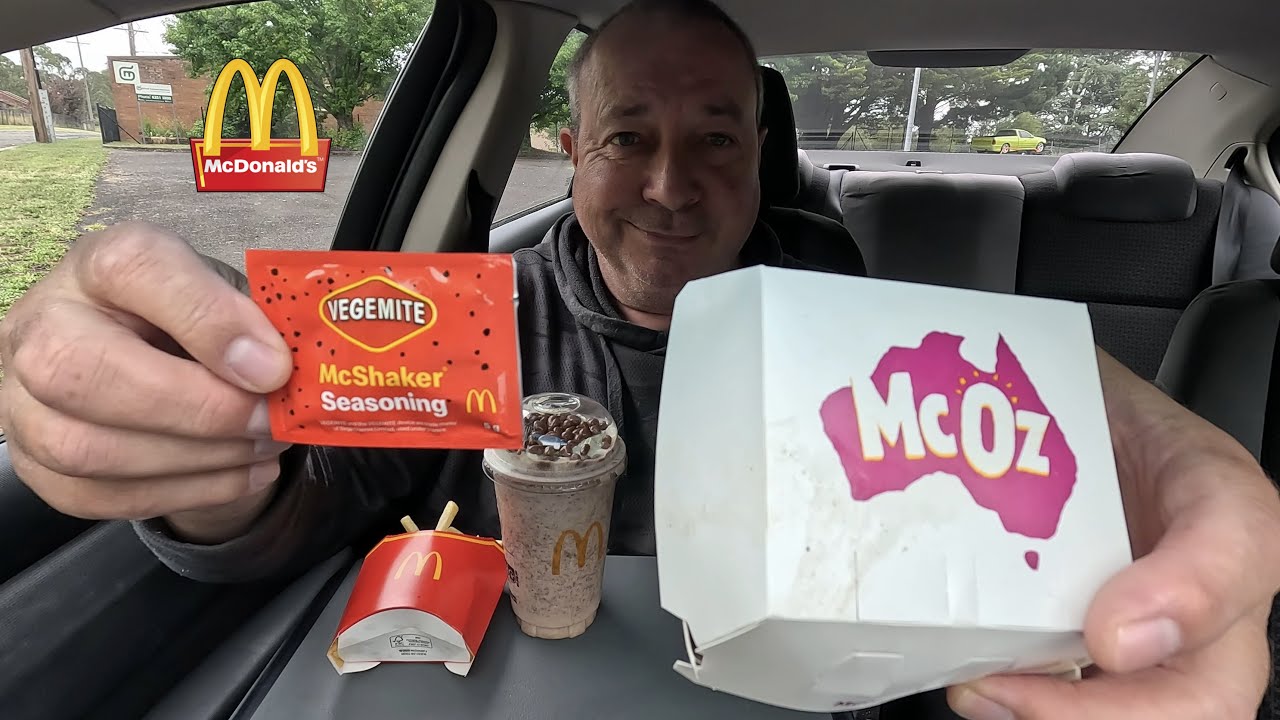 The McOz + Vegemite Shaker Fries & Crunchie Frappe