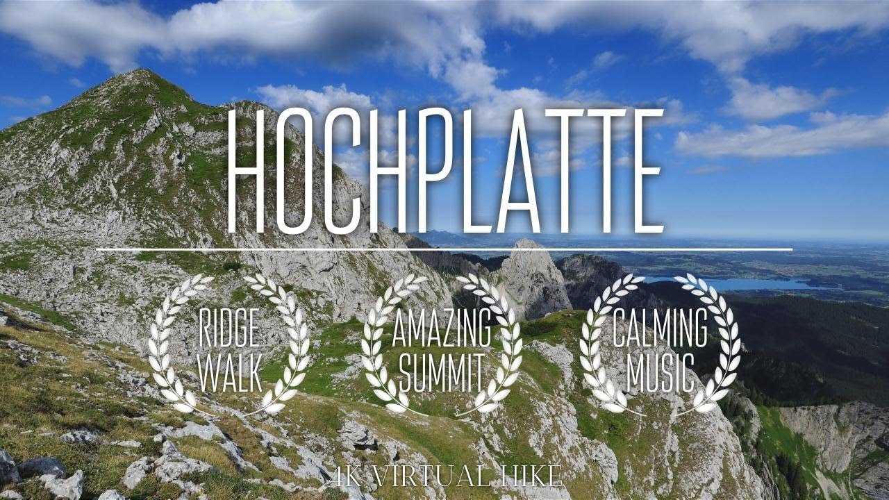 Erlebe die Hochplatte selbst [Virtual Hike] - Wanderung in den Ammergauer Alpen (entspannende Musik)