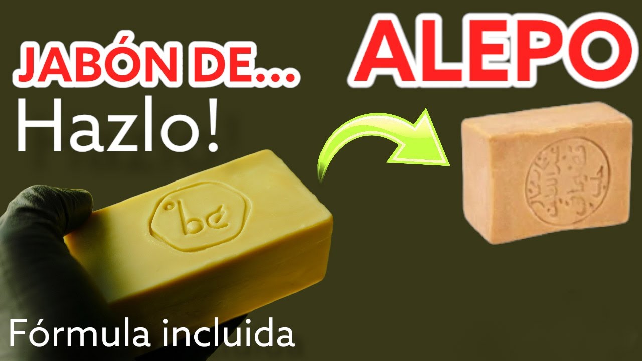 💥Jabón de ALEPO 😱💥 CaSeRo 🏠/ ➡️CÓMO SE HACE /
