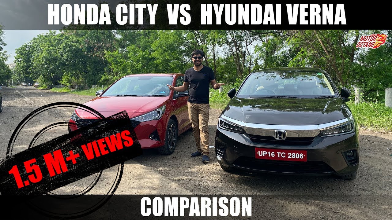 New Honda City vs Hyundai Verna Comparison | Hindi | MotorOctane