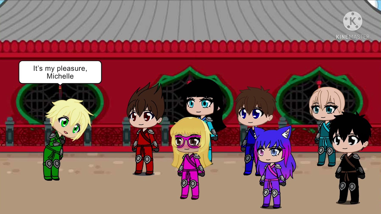 The ninja are doing their training
