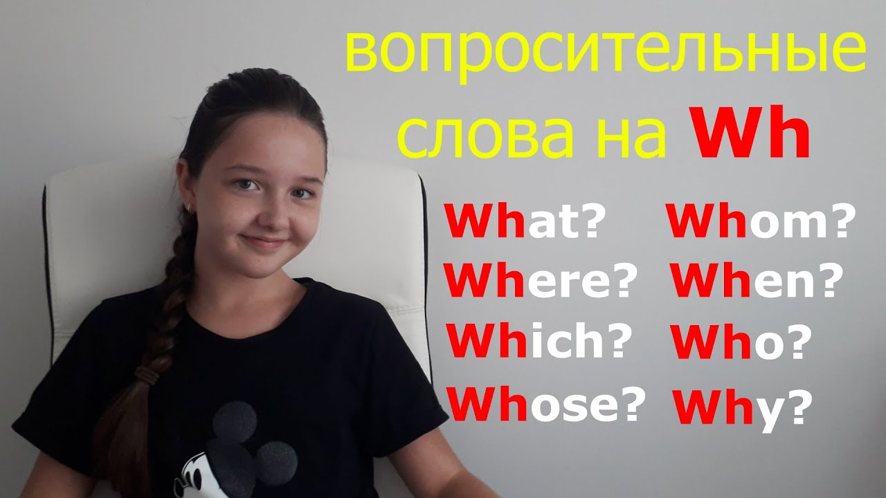 Вопросительные слова на Wh.