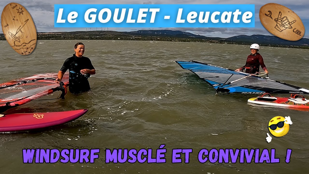 Windsurf Leucate - Session musclée en 5,5 Severne Gator🤙#rockandride38laurent #windsurfing