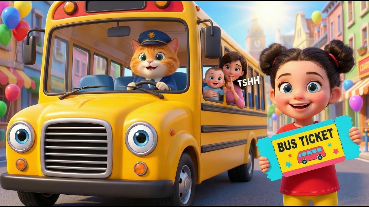 Wheels on the bus | Yellow bus trip | Nursery rhymes & kids songs | Dance along #nurseryrhymes