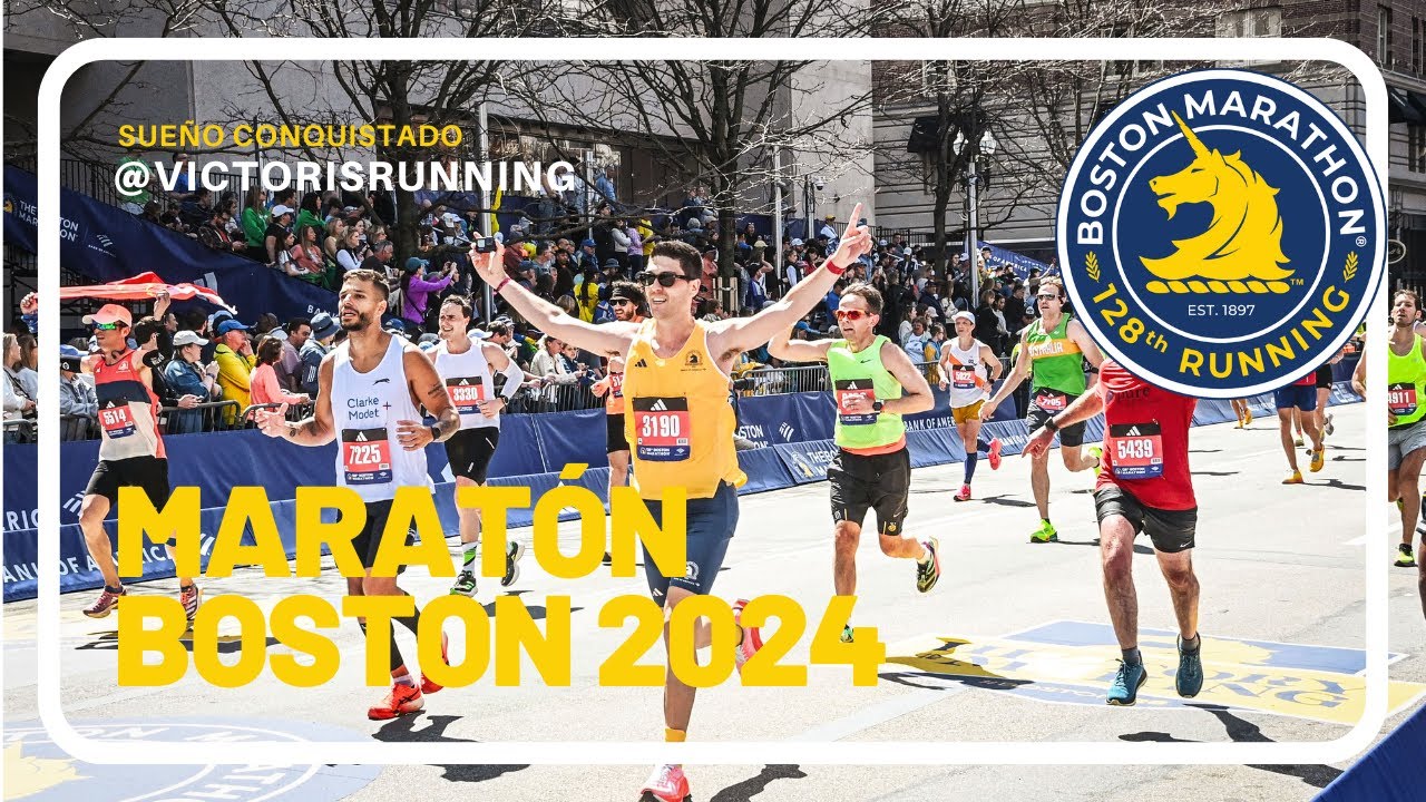 MARATÓN DE BOSTON 2024: Un sueño hecho realidad 💙💛🦄🏅