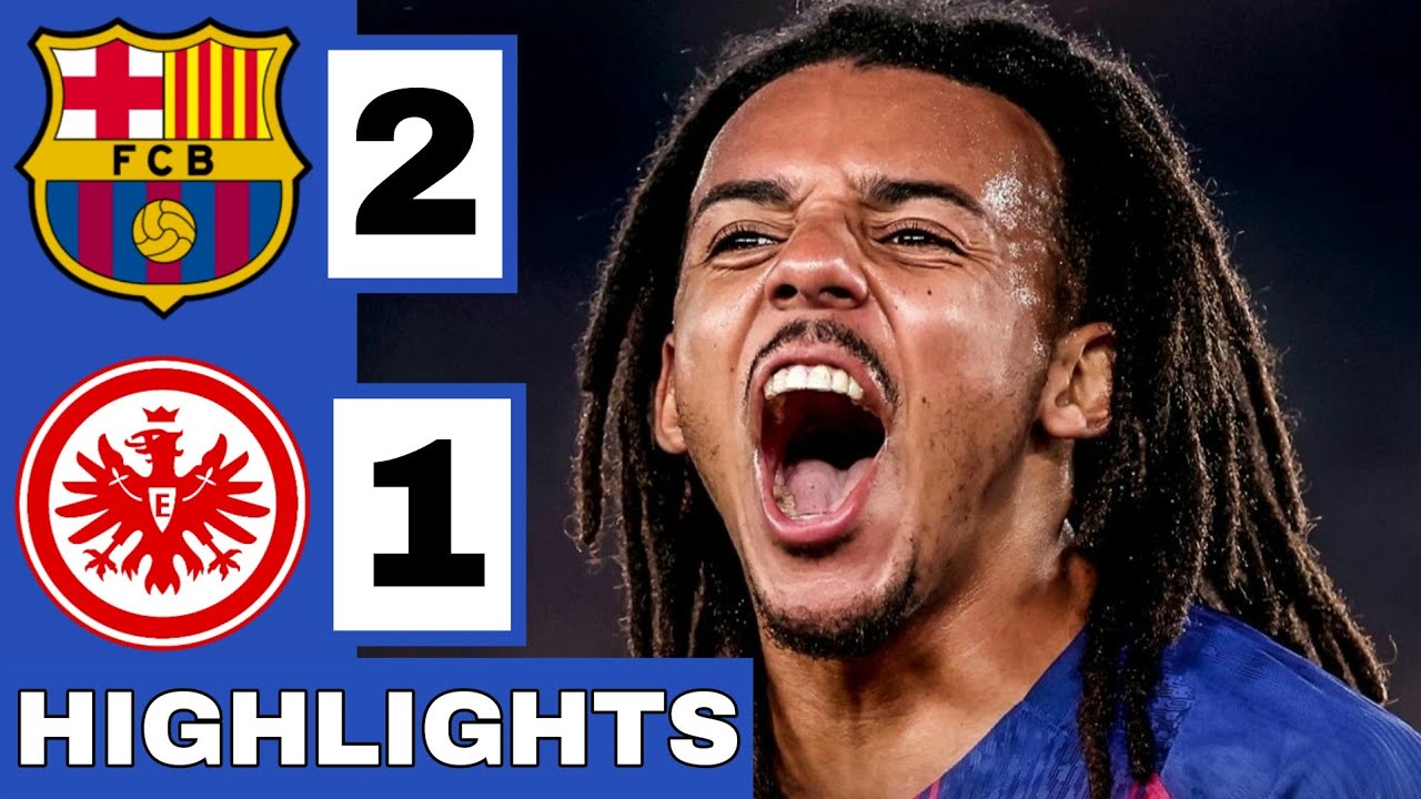 🔵Барселона &mdash; Айнтрахт Франкфурт (2-1) Расширенные обзоры | Лига чемпионов УЕФА