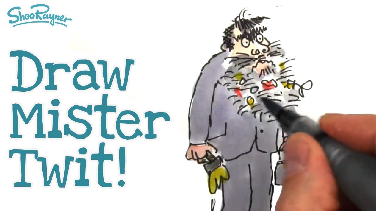 How to Draw Mister Twit like Quentin Blake